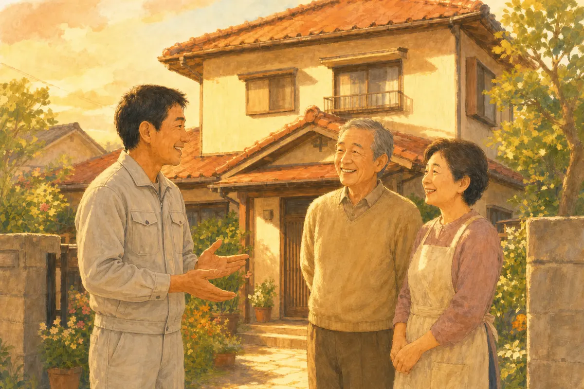 あっと・ほーむの職人とお客様